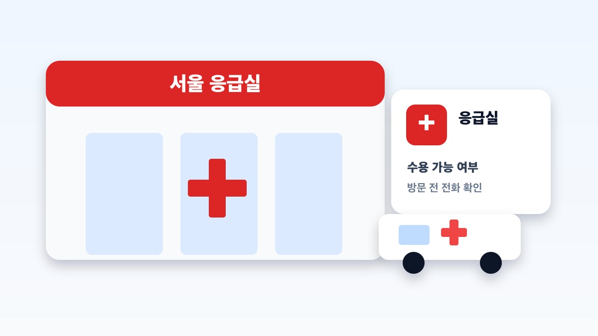서울 응급실 찾기